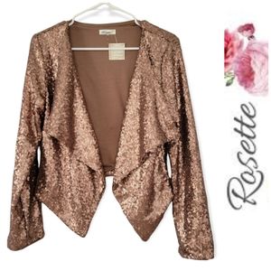 HOLIDAY SEQUINED JACKET NWT - Size M